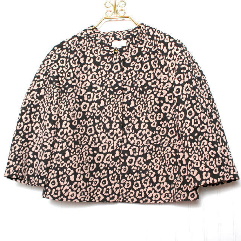 Ann Taylor Loft  Animal Print Jacket Large (dd05)